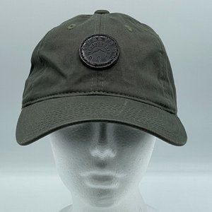 Forest Green Stalyon Ranger Baseball Cap with Black Leather Patch